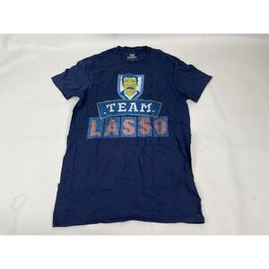 Ted Lasso Team Lasso Graphic T Shirt Mens Size S Blue